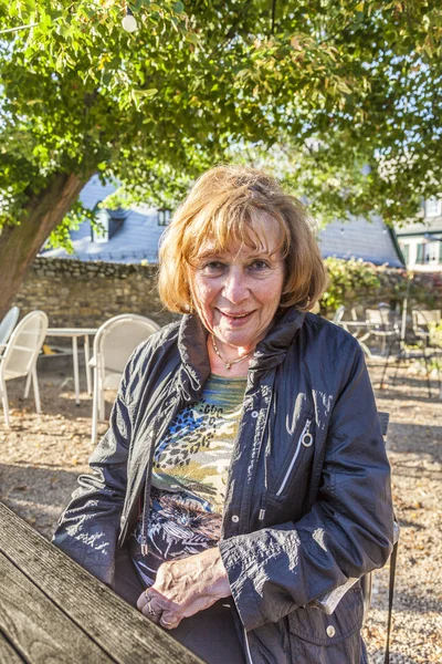 Portrait of attractive elderly Lady — Stock Photo, Image