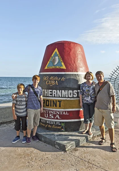 Southernmost Point marker, Key West, Estados Unidos —  Fotos de Stock