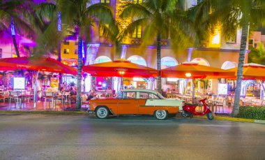 okyanus, gece görüş sürücü Güney miami