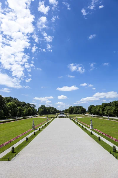 Park w zamku nymphenburg, Monachium — Zdjęcie stockowe