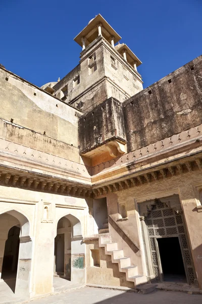 Inside beautiful Amber Fort in Jaiput — Stock Photo, Image