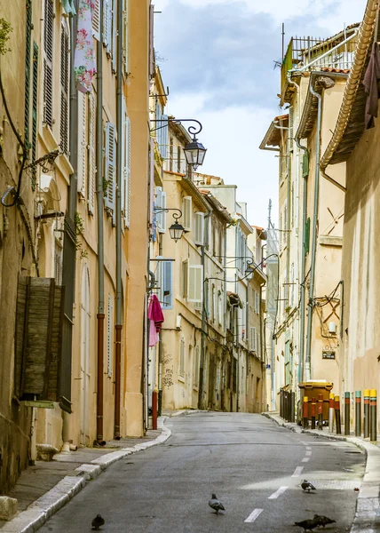 Tarihi çeyrek Le Panier Marseille görünümünü — Stok fotoğraf