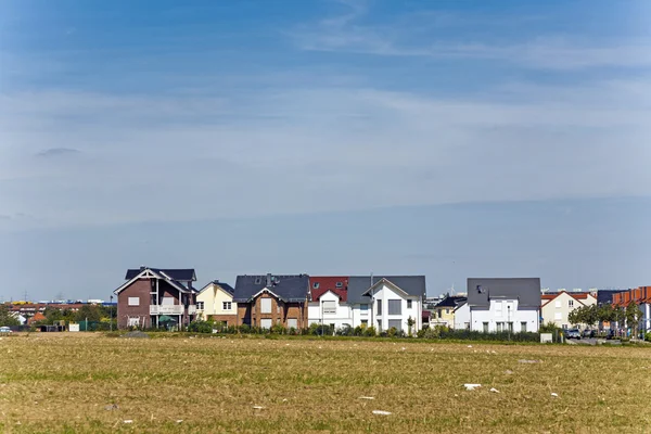 New housing area in beautiful landscape — Stock Photo, Image