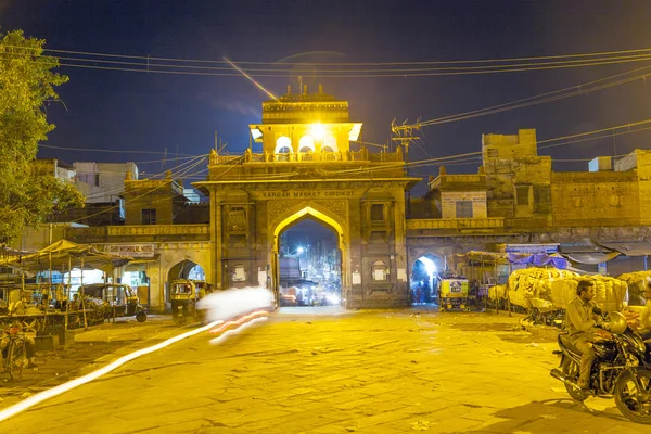 Sardar market at the clocktower by night — Stock Photo, Image