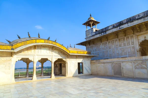 Red Fort in Agra, Amar Singh Gate, India, Uttar Pradesh Stock Photo