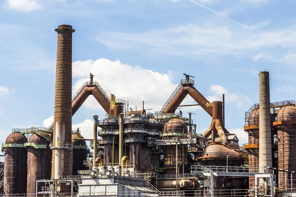 Панорама Фольклингенского металлургического завода в Сааре — стоковое фото