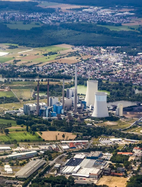 Antena de la central eléctrica de Gross-krotzenburg — Foto de Stock