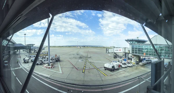 Blick auf den Flughafen Marseille — Stockfoto