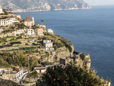 Amalfi coast görünümü