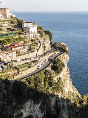Amalfi coast görünümü