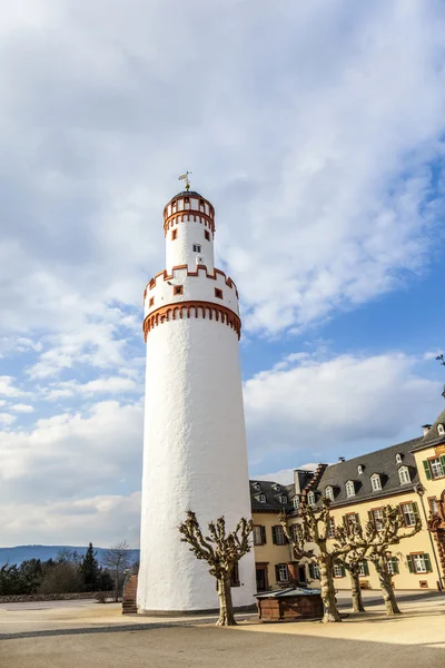 Berömda tornet på slottet i Bad Homburg — Stockfoto