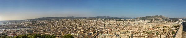 Vista de Marselha de Notre-Dame de la Garde — Fotografia de Stock