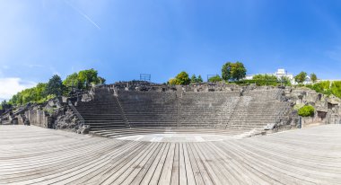 fourviere yukarıda lyon içinde üç Galyalılar amfitiyatro Fransa