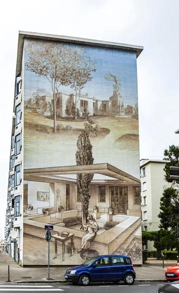 Beroemde muurschilderingen in Lyon — Stockfoto