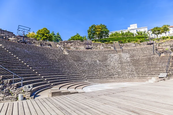 Anfiteatro dei Tre Galli a Fourviere sopra Lione Francia — Foto Stock