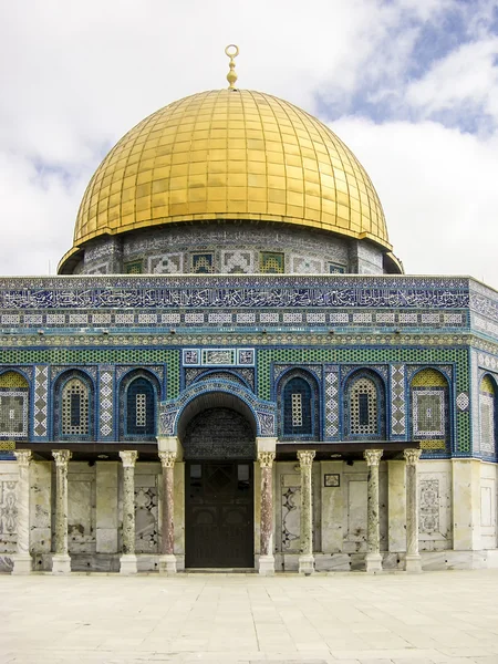 Kuppel des Felsens. die bekannteste moschee in jerusalem. — Stockfoto