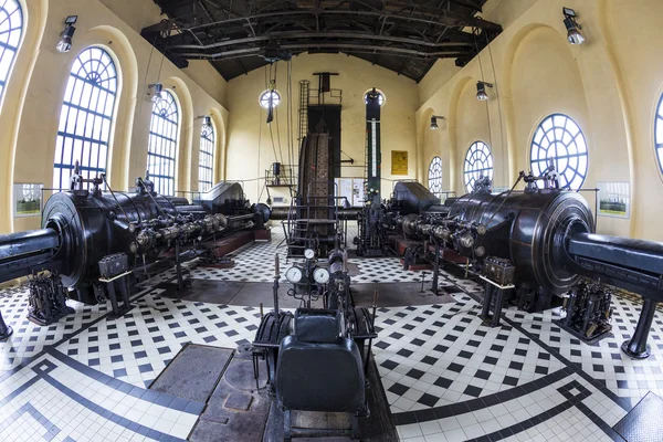 Blick zum Maschinenbau im Bergwerk Sondershausen in Deutschland — Stockfoto