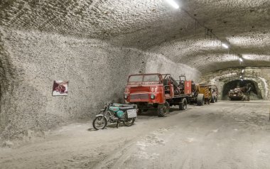 İtfaiye arabası madenciliği bitki Sondershausen Almanya