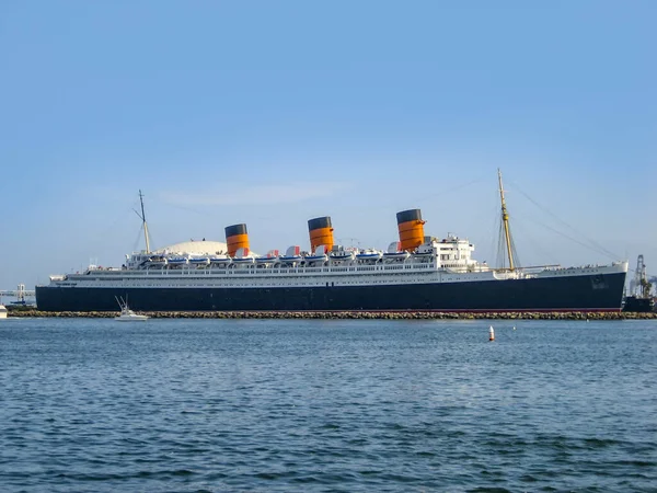 Long Beach Julio 2006 Crucero Queen Mary Fue Entregado 1967 — Foto de Stock