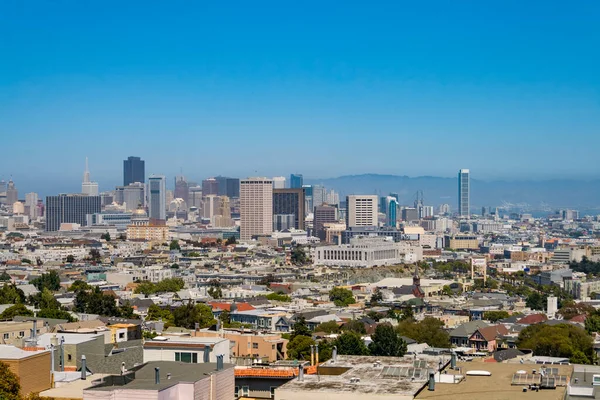 San Francisco Usa Juli 2008 Zicht Skyline Van San Francisco — Stockfoto