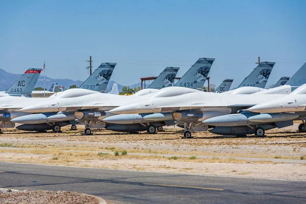 Tucson Usa Czerwca 2012 Davis Monthan Air Force Base Cmentarz — Zdjęcie stockowe