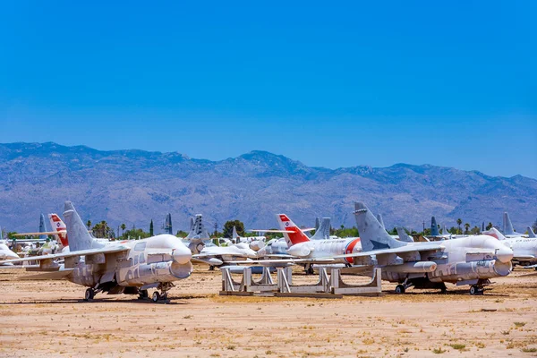 Tuscon Usa Juni 2012 Davis Monthan Flygbas Amarg Boneyard Tucson — Stockfoto