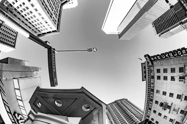 Phoenix Usa June 2012 Perspective Skyscrapers Corner San Carlos Monroe — Stock Photo, Image