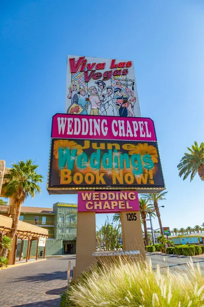 Лас Вегас Сша Июня 2012 Года Свадебная Часовня Лас Вегасе — стоковое фото