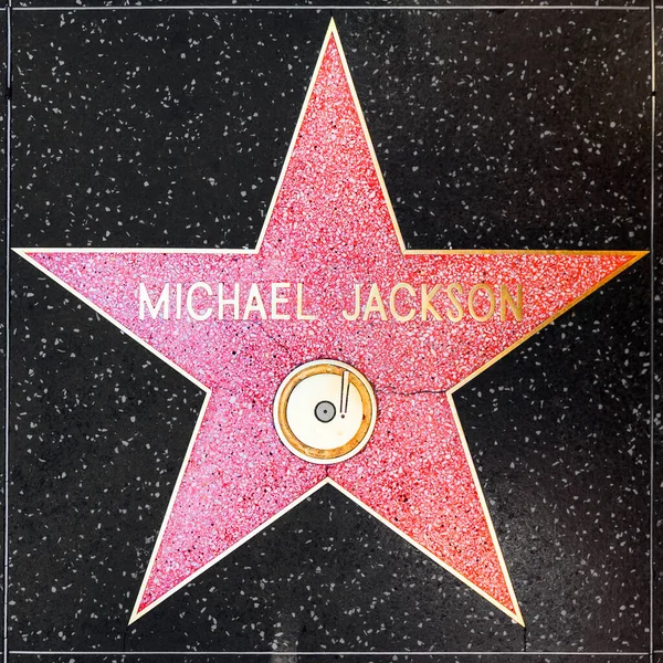 Los Ángeles Junio 2012 Estrella Michael Jackson Hollywood Walk Fame — Foto de Stock
