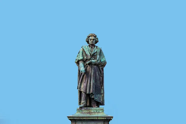 德国波恩 2012年9月21日 德国波恩世界广场上的贝多芬纪念碑 — 图库照片