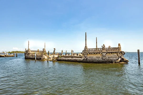 Miami Usa Augusti 2014 Besöker Villan Vizcaya Miami Vizcaya Museum — Stockfoto