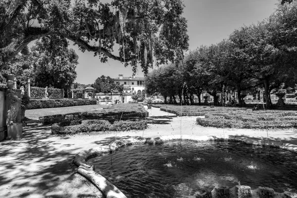 Miami Agosto 2014 Visita Villa Vizcaya Miami Museo Jardines Vizcaya — Foto de Stock