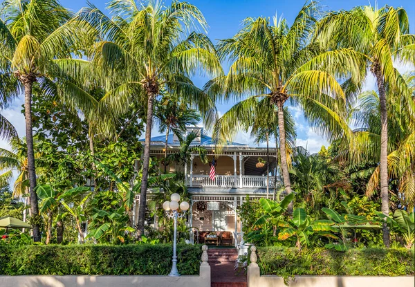 Key West Eua Agosto 2014 Vista Para Historic Beachfront Key — Fotografia de Stock