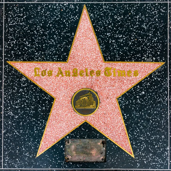 Los Angeles Usa Mar 2019 Closeup Star Hollywood Walk Fame — Stock Fotó