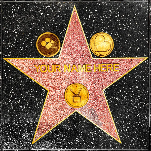 Los Angeles Usa March 2019 Closeup Του Star Hollywood Walk — Φωτογραφία Αρχείου
