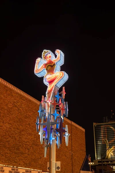 Las Vegas Eua Março 2019 Iconic Fremont Street Old Las — Fotografia de Stock