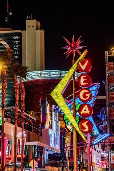 Las Vegas Usa Mrch 2019 Iconische Fremont Street Old Las — Stockfoto