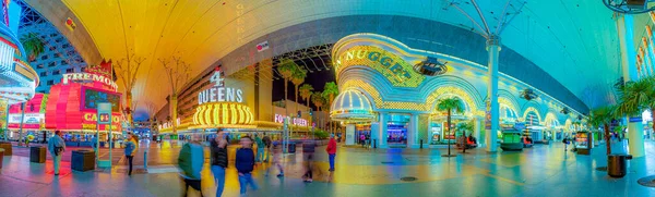 Las Vegas Usa Marzo 2019 Vita Notturna Fremont Street Fremont — Foto Stock