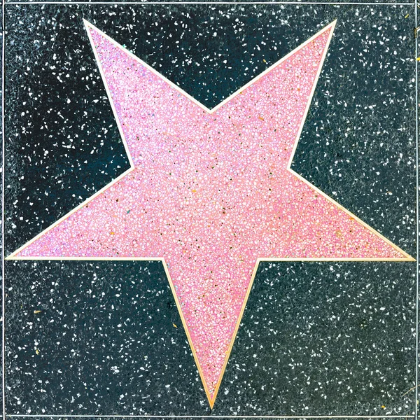 Los Angeles Usa March 2019 Closeup Empty Star Hollywood Walk — Stock Photo, Image