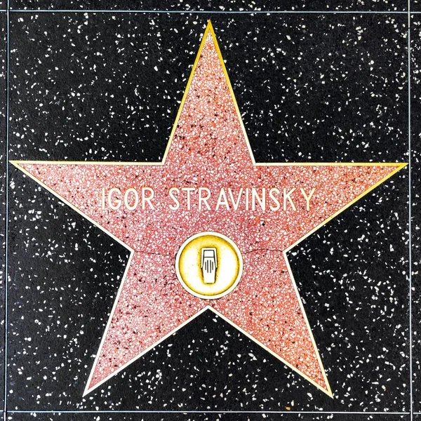 Los Angeles Usa Mar 2019 Close Star Hollywood Walk Fame — 图库照片