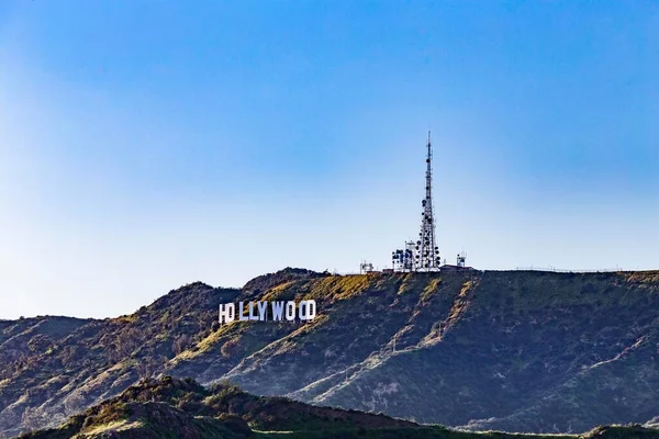 Los Angelos Kalifornia Usa Mar 2019 Napis Hollywood Wzgórzach Hollywood — Zdjęcie stockowe