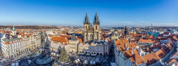 Praga Czechy Stycznia 2020 Stare Miasto Praga Czechy Widok Tyn — Zdjęcie stockowe