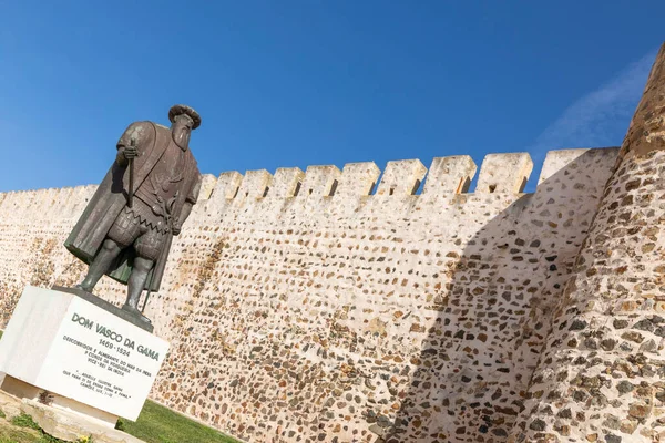 Sine Portogallo Marzo 2020 Statua Dell Esploratore Portoghese Vasco Gama — Foto Stock