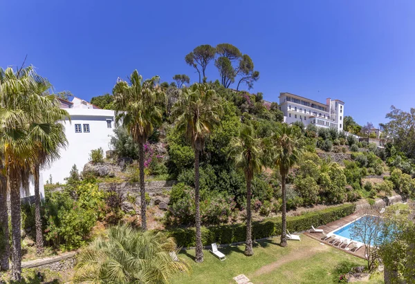 Caldas Monchique Portugal June 2020 Recreation Center Pool Relaxing Area — Stock Photo, Image