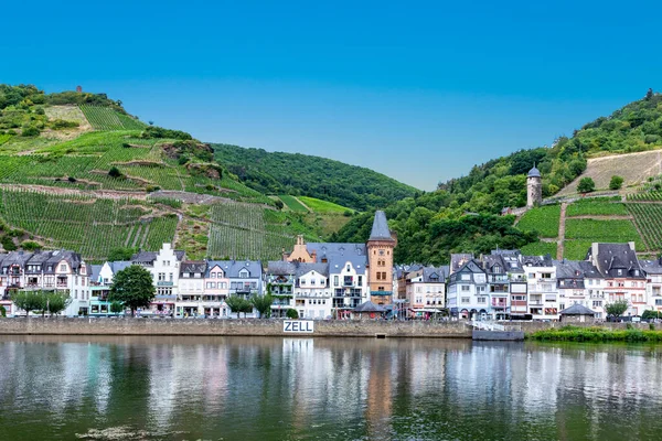 Zell Germania Luglio 2020 Veduta Panoramica Sul Villaggio Zell Nella — Foto Stock