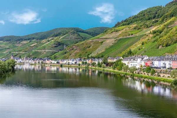 Zell Germany July 2020 Scenic View Village Zell Moselle Valley — Stock Photo, Image