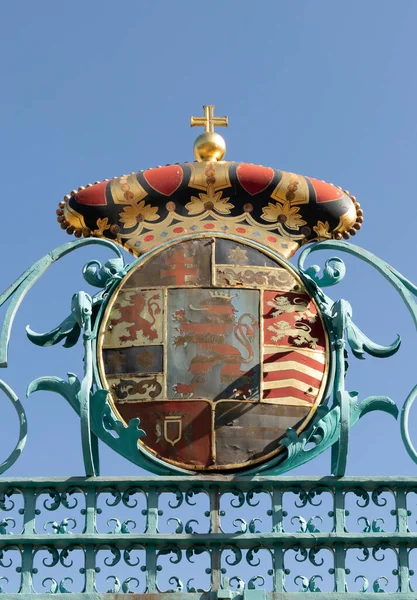 Bad Homburg Duitsland September 2020 Wapenschild Met Leeuw Bad Homburg — Stockfoto