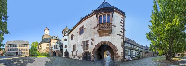Buedingen Germania Gennaio 2020 Veduta Panoramica Sul Vecchio Castello Budingen — Foto Stock