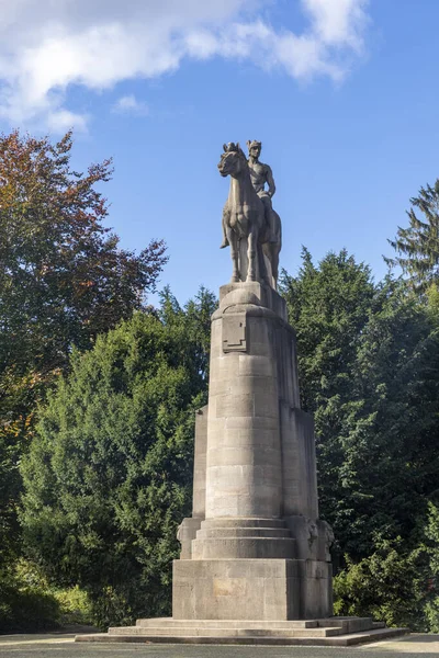 Wiesbaden Niemcy Października 2020 Pomnik 1909 Został Uformowany Przez Rzeźbiarza — Zdjęcie stockowe