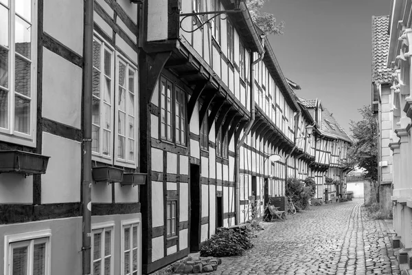 Detmold Germany October 2020 Scenic Old Half Timbered Houses Town — Stock Photo, Image